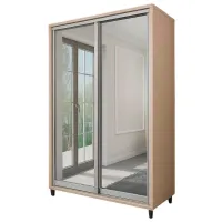 Dulap Arta Mobilei Armadio 150 x 60 x 230 / DSP / Stejar Ferara photo 5