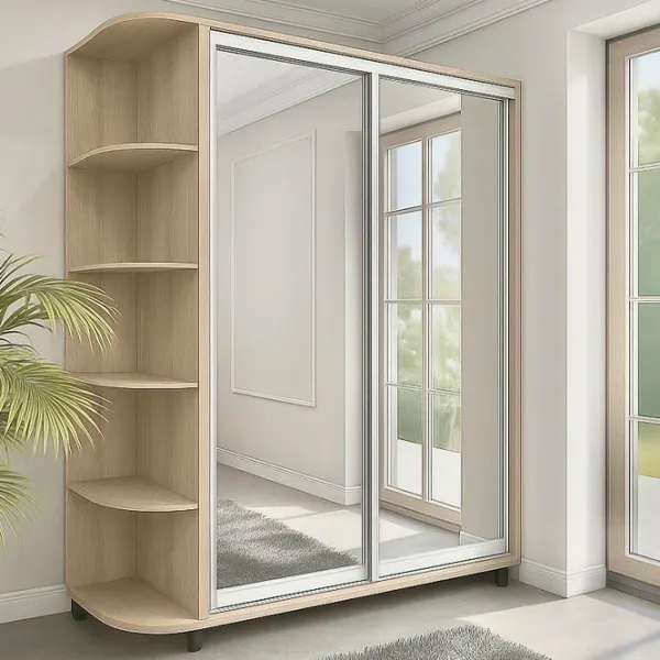 Шкаф Arta Mobilei Armadio 180 x 60см x 230 / ДСП / Дуб Феррара photo 1