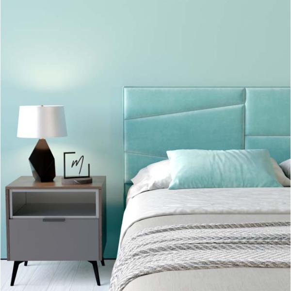 Pat My-Style my-Alia Mocca 90 x 200 cm / Placaj / Albastru deschis photo 4