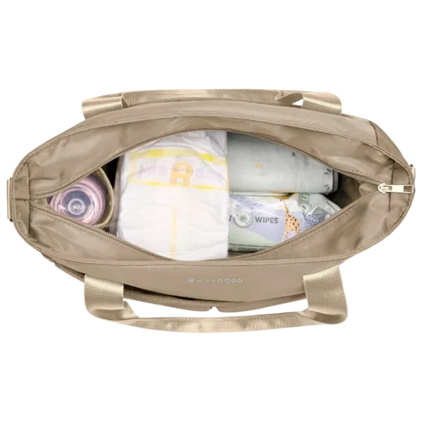 Geantă pentru mămici KikkaBoo Brielle Beige photo 3