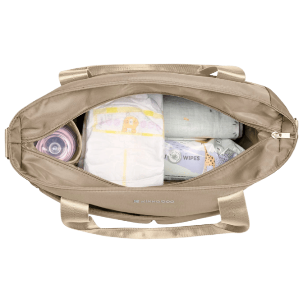 Geantă pentru mămici KikkaBoo Brielle Beige photo 3