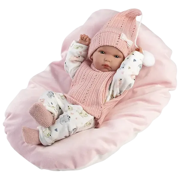 Păpușă Llorens Bimba RN Estampado Gatitos Con Cojin 63504 bebeluș / 3+ photo 2