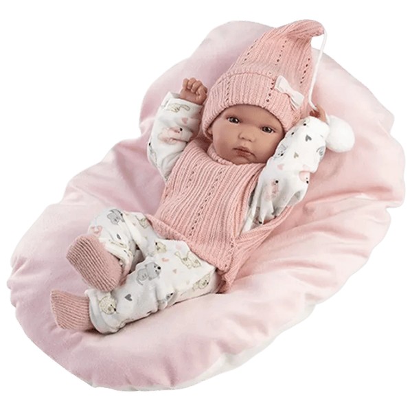 Păpușă Llorens Bimba RN Estampado Gatitos Con Cojin 63504 bebeluș / 3+ photo 2