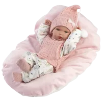 Кукла Llorens Bimba RN Estampado Gatitos Con Cojin 63504 малыш / 3+ photo 2