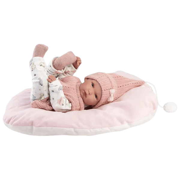 Păpușă Llorens Bimba RN Estampado Gatitos Con Cojin 63504 bebeluș / 3+ photo 3