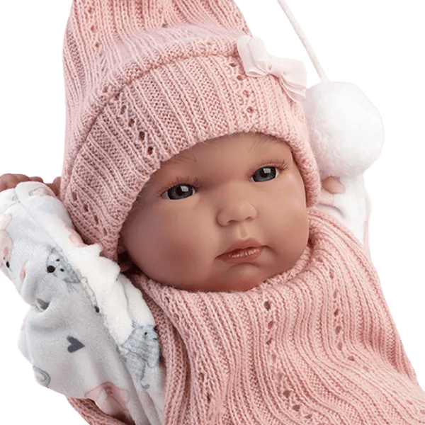 Păpușă Llorens Bimba RN Estampado Gatitos Con Cojin 63504 bebeluș / 3+ photo 4