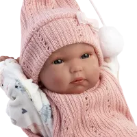 Кукла Llorens Bimba RN Estampado Gatitos Con Cojin 63504 малыш / 3+ photo 4