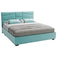 Кровать My-Style my-Alia Galaxy 160 x 200 см / Фанера / Голубой