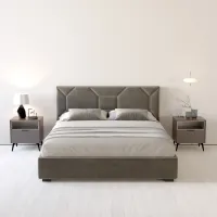 Кровать My-Style my-Vika Galaxy 120 x 200 см / Фанера / Серый photo 6