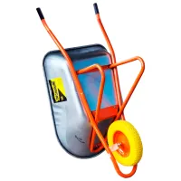 Roabă Clasică Euromaster WB6420PU 100l / Silver photo 2