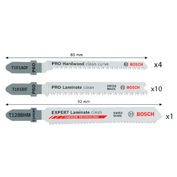 Set pânze Bosch B2607011947  photo 2