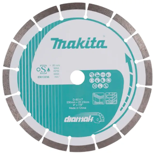 Disc diamantat segmentat Makita D-80117  photo 1