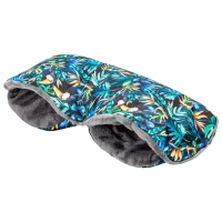 Mănuși pentru cărucior Sensillo Kwiaty Poliester / Blue