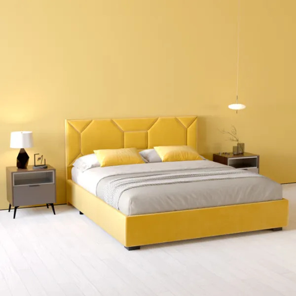 Кровать My-Style my-Vika Galaxy 160 x 200 см / Фанера / Желтый photo 8