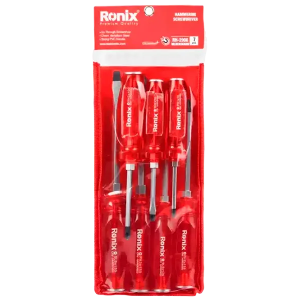 Набор отвёрток Ronix RH-2906 Количество в наборе: 7 photo 2