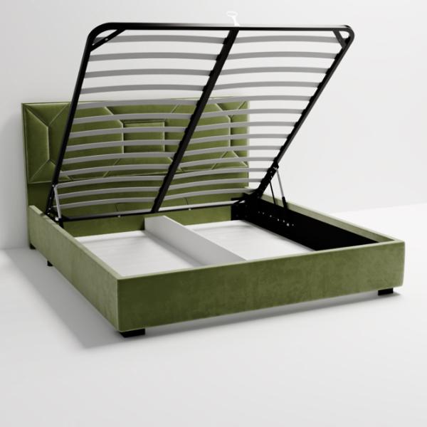 Кровать My-Style my-Vika Galaxy 200 x 200 см / Фанера / Kaki photo 4