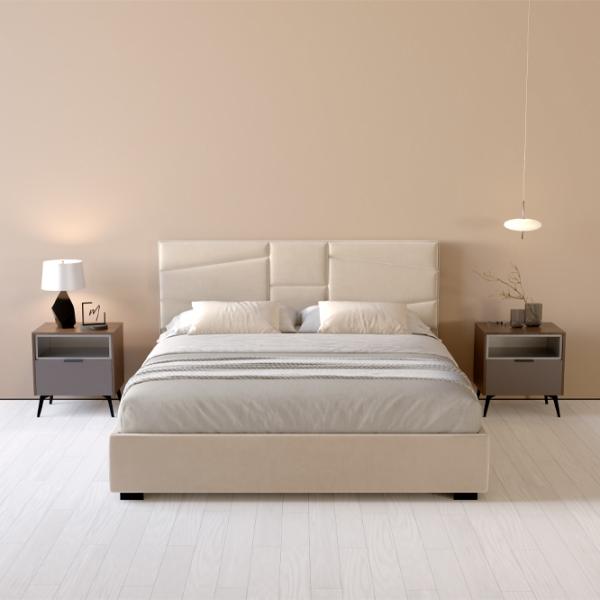 Кровать My-Style my-Alia Galaxy 200 x 200 см / Фанера / Кремовый photo 6