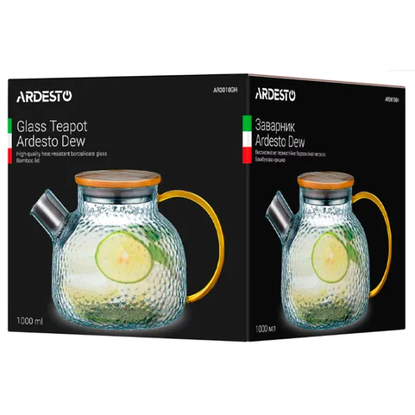 Заварочные чайники Ardesto AR3010GH 1л / Прозрачный photo 5 Заварочные чайники Ardesto AR3010GH 1л / Прозрачный photo 5