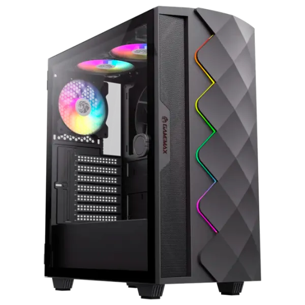Корпус Gamemax Diamond CP Mid Tower / Черный photo 1 Корпус Gamemax Diamond CP Mid Tower / Черный photo 1