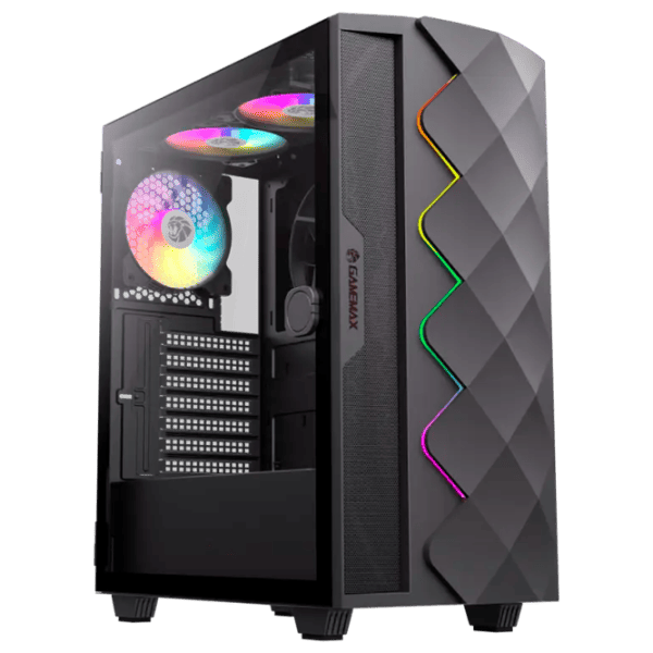 Корпус Gamemax Diamond CP Mid Tower / Черный photo 1 Корпус Gamemax Diamond CP Mid Tower / Черный photo 1