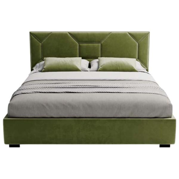 Кровать My-Style my-Vika Mocca 200 x 200 см / Фанера / Хаки photo 2