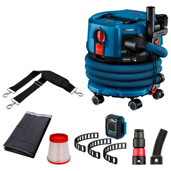 Aspirator industrial Bosch GAS 18V-12 MC  / Blue photo 3 Aspirator industrial Bosch GAS 18V-12 MC  / Blue photo 3