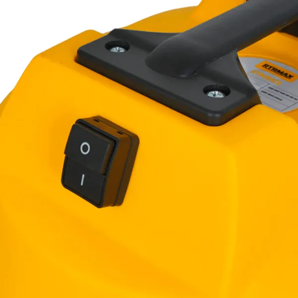 Промышленный пылесос RTRMAX RTM8025 1200 Вт / Желтый photo 3