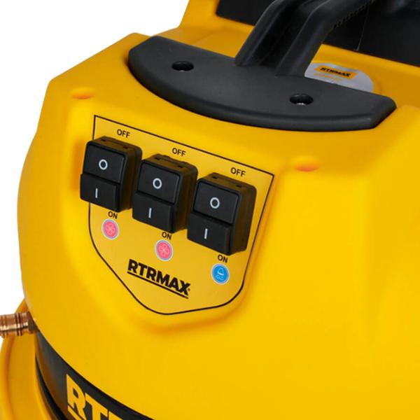 Aspirator industrial RTRMAX RTM8150 2400 W / Yellow photo 2 Aspirator industrial RTRMAX RTM8150 2400 W / Yellow photo 2