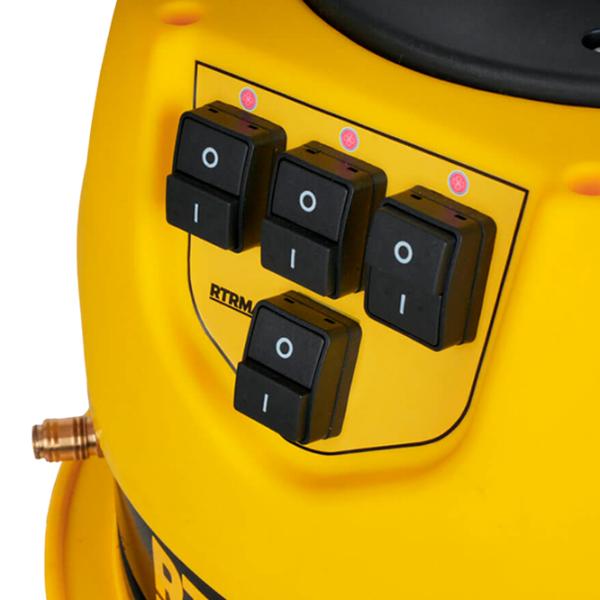 Промышленный пылесос RTRMAX RTM8180 3600 Вт / Желтый photo 2 Промышленный пылесос RTRMAX RTM8180 3600 Вт / Желтый photo 2