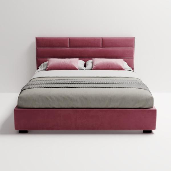 Кровать My-Style my-Liza Mocca 200 x 200 см / Фанера / Пурпурный photo 2