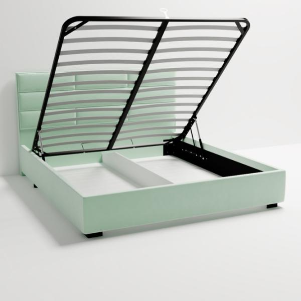 Кровать My-Style my-Liza Mocca 200 x 200 см / Фанера / Light Green photo 5