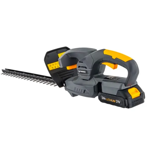 Mașină de tuns gard viu Powermat PM-NA-2AHM Cu acumulator / Gray photo 5