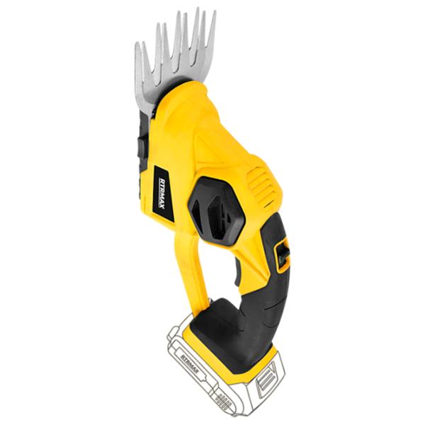 Mașină de tuns gard viu RTRMAX RTX1893B Cu acumulator / Yellow photo 4 Mașină de tuns gard viu RTRMAX RTX1893B Cu acumulator / Yellow photo 4