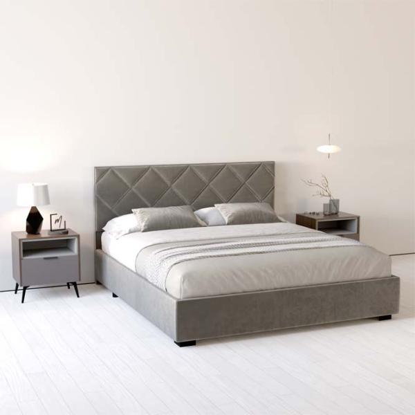 Кровать My-Style my-Nika Mocca 180 x 200 см / Фанера / Тёмно-серый photo 4