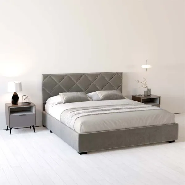 Кровать My-Style my-Nika Mocca 200 x 200 см / Фанера / Тёмно-серый photo 4