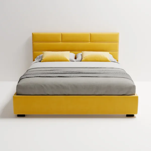 Кровать My-Style my-Liza Mocca 200 x 200 см / Фанера / Желтый photo 2