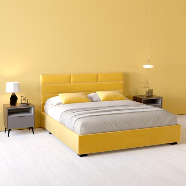 Кровать My-Style my-Liza Mocca 200 x 200 см / Фанера / Желтый photo 8