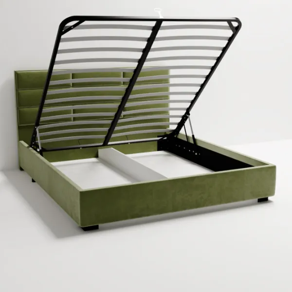 Кровать My-Style my-Liza Mocca 200 x 200 см / Фанера / Kaki photo 3