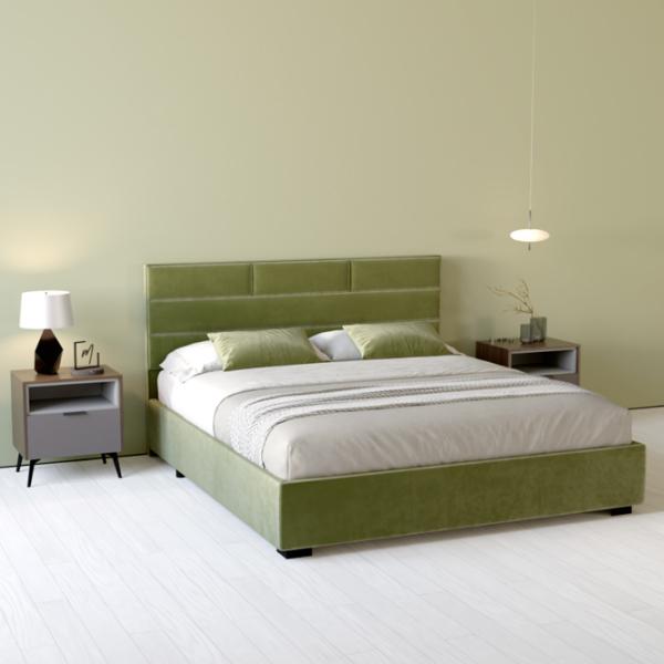 Кровать My-Style my-Liza Mocca 200 x 200 см / Фанера / Kaki photo 4