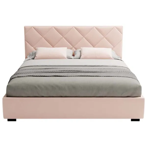 Кровать My-Style my-Nika Mocca 200 x 200 см / Фанера / Светло-розовый photo 2