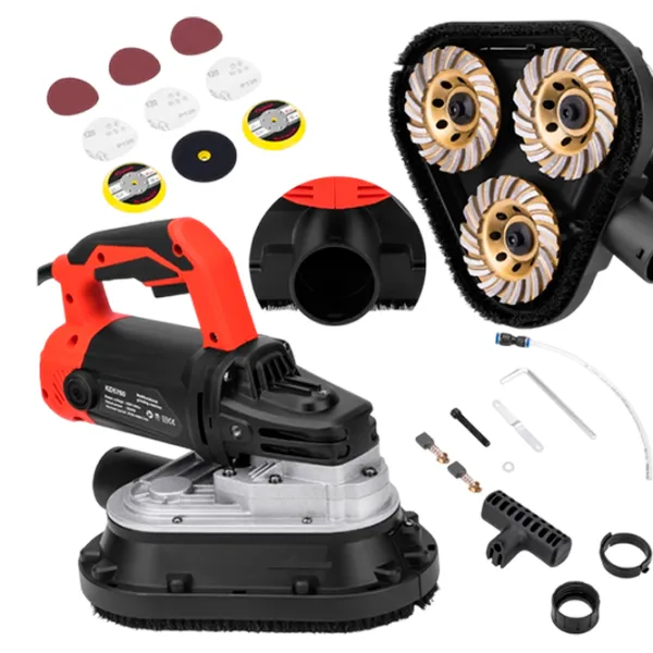 Șlefuitor Kraft&Dele KD5760 pentru podea / 3500 W / Black photo 3 Șlefuitor Kraft&Dele KD5760 pentru podea / 3500 W / Black photo 3