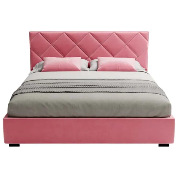 Кровать My-Style my-Nika Mocca 200 x 200 см / Фанера / Розовый photo 2