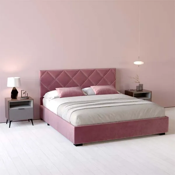 Кровать My-Style my-Nika Mocca 200 x 200 см / Фанера / Розовый photo 4