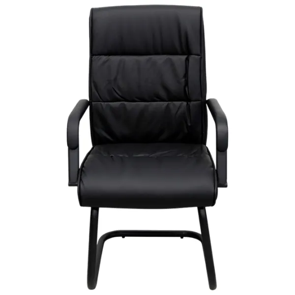 Офисный стул DecoPrim F-81L ЭКО Кожа/ Черный  photo 3