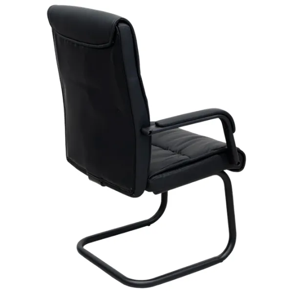 Офисный стул DecoPrim F-81L ЭКО Кожа/ Черный  photo 4