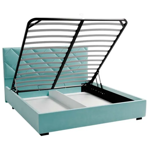 Pat My-Style my-Nika Mocca 180 x 200 cm / Placaj / Albastru deschis photo 3