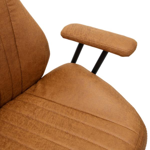 Fotoliu de birou DecoPrim Rasmus Placaj / Brown Black photo 8