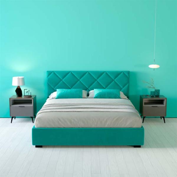 Кровать My-Style my-Nika Mocca 200 x 200 см / Фанера / Бирюзовый photo 5