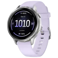 Ceas inteligent Garmin Venu 4  1.2" / 41 mm / Silver - Periwinkle / 010-03013-01