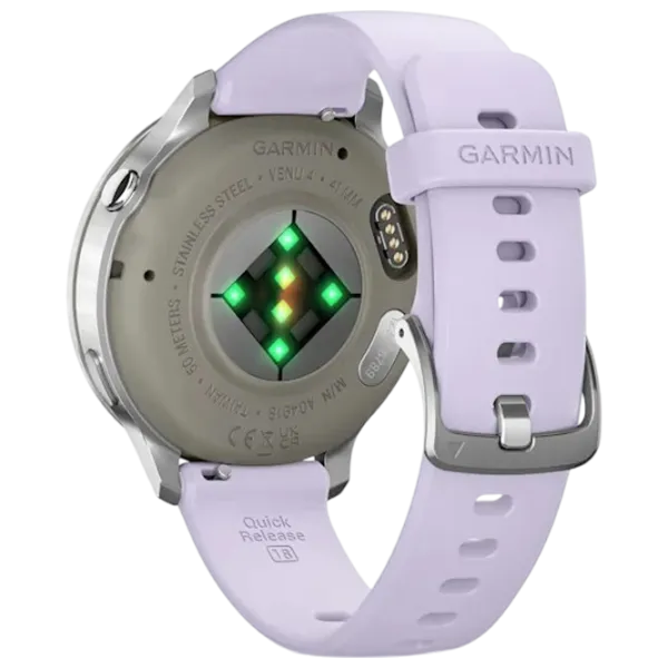 Ceas inteligent Garmin Venu 4  1.2" / 41 mm / Silver - Periwinkle / 010-03013-01 photo 6 Ceas inteligent Garmin Venu 4  1.2" / 41 mm / Silver - Periwinkle / 010-03013-01 photo 6
